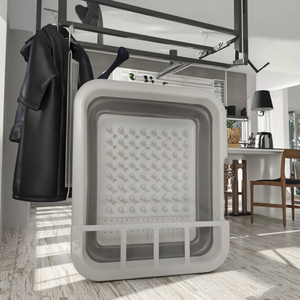 Égouttoir à vaisselle multifonctionnel moderne en plastique de haute qualité, support de rangement pour bols et assiettes, <span class=keywords><strong>outils</strong></span> de nettoyage de cuisine - Product Image 2
