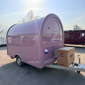 Carrito de Té de Burbujas Comercial de la Mejor Calidad, Remolque de Bebidas y Café, Remolque de Comida Móvil - Product Image 4