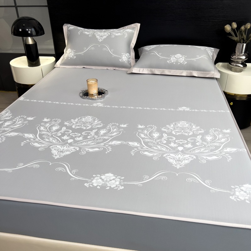 Xiaochun Lanman - Gris Luna Plateada - Sábana Ajustable
