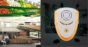 SAIJZEK Máy Đuổi Côn Trùng Siêu Âm Bán Sỉ Máy Đuổi Côn Trùng Gián Bọ Dơi Máy Đuổi Chuột Chống Muỗi - Product Image 4