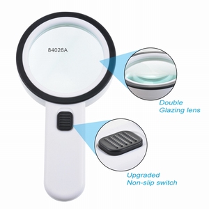 <span class=keywords><strong>Loupe</strong></span> avec lumière, grande <span class=keywords><strong>loupe</strong></span> portable 30X <span class=keywords><strong>loupe</strong></span> éclairée 12 LED pour la <span class=keywords><strong>lecture</strong></span> des personnes âgées - Product Image 3