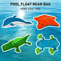 Petz Small Crab, jouet flottant pour piscine en forme de crabe, en maille, sans gonflage nécessaire