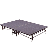 Promotion Exceptionnelle Scène de Concert Extérieure 5m*3m*4m, Podium Pliable et Portable en Alliage d'Aluminium avec Système de Levage de Scène et de Pont