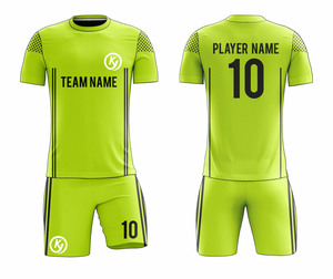 Seragam Sepak Bola Pria Custom Jacquard Sublimasi, Kaos Jersey Olahraga, Set Seragam Sepak Bola, Produsen Perlengkapan Sepak Bola OEM Grosir - Product Image 3