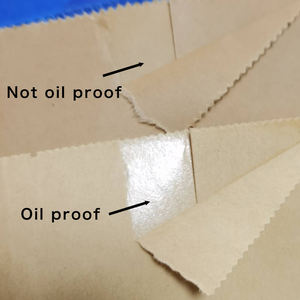 Stock de sac de pain à rôtir à emporter <span class=keywords><strong>en</strong></span> papier kraft blanc et brun recyclé sans poignée sac de transport plat pour snack boulangerie - Product Image 4