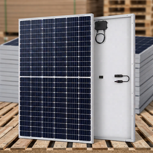Panel Solar Bifacial de Doble Vidrio Tipo N de Alta Potencia para Celdas Divididas, 23.8% de Eficiencia, para Proyectos de Granjas Solares de Montaje en Suelo - Product Image 1