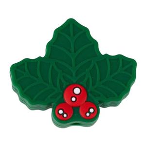 2025 vente chaude mignon noël bonhomme de neige dentition Silicone perle alimentaire Silicone perles focales pour stylo faisant prêt à expédier - Product Image 6