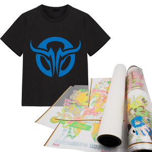 T-shirt imprimable à l'encre blanche en gros Transfert de chaleur <span class=keywords><strong>Film</strong></span> DTF PET antidérapant <span class=keywords><strong>Film</strong></span> prêt pour transfert de chaleur DTF personnalisé - Product Image 1