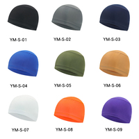 Gorro de Ciclismo, Forro para Casco de Seguridad, Secado Rápido, Transpirable, Deportivo, Calentador de Cabeza, Gorro de Invierno, Acrílico, Impresión Digital, Unisex