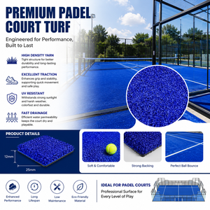 Césped Artificial Azul, <span class=keywords><strong>Alfombra</strong></span> <span class=keywords><strong>de</strong></span> Césped Sintético para Pista <span class=keywords><strong>de</strong></span> Pádel, Césped para Exteriores, Cubierta para Pista <span class=keywords><strong>de</strong></span> Pádel, Cubierta para Pista <span class=keywords><strong>de</strong></span> Tenis - Product Image 2