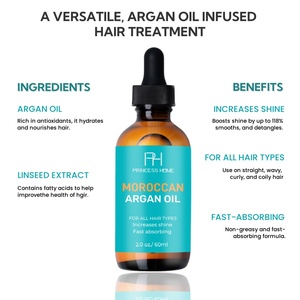 OEM 60ML minyak perawatan Maroko mendorong pertumbuhan rambut menembus & meremajakan rambut, minyak Argan kulit kepala untuk rambut - Product Image 3
