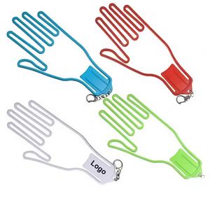 Wholesale Personalized Custom Logo <b>Plastic</b> Golf <b>Gloves</b> Holder <b>Gloves</b> Hanger Rack Golf <b>Gloves</b> - Product Image 1