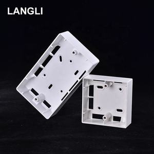 英国規格PVCプラスチック防火PVCプッシュフラッシュ壁掛けスイッチボックスジャンクションボックスフラッシュボックス - Product Image 2