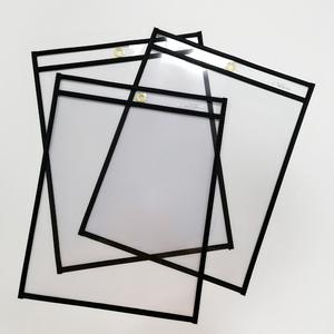 Lot de 10 ou 30 pochettes transparentes en plastique 10x14 pouces, protège-documents, pochettes effaçables à sec de couleurs assorties, réutilisables - Product Image 2