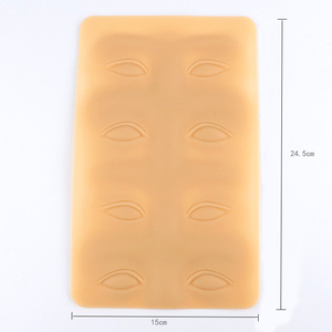 Modelo de Práctica de Tatuaje de Cejas de Silicona 3D, Piel de Entrenamiento de Microblading de Goma - Product Image 1