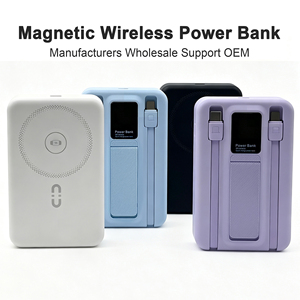 Cargador Inalámbrico 3 en 1, Mini Banco de Energía Portátil, Batería Externa de 10000 mAh de Alta Capacidad para Teléfono con Cables - Product Image 1