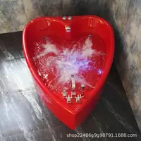 Baignoire rafraîchissante Portable rouge, couleur naturelle, pliante, pour salle de bain, personnalisé