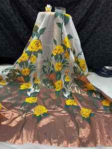 2025 baru brokat seri Damask bordir Jacquard renda Guipure kain untuk gaun