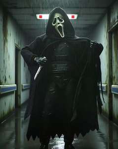 顔アクションフィギュアOEM工場カスタム7インチ関節ゴースト - Product Image 3