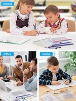 Bolsa de archivos de plástico transparente personalizada, organizador de carpetas coloridas, bolsa de documentos de PVC, bolsas de malla con cremallera, bolsa de documentos impermeable