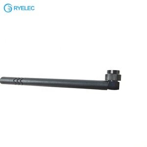 Antenne Wi-Fi 2,4 GHz étanche noire en gros d'usine, antenne fouet 1/4 d'onde à angle droit avec connecteur RP-Male - Product Image 2