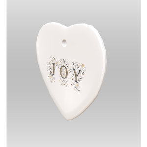 <b>Heart</b> Shaped Double Sided Porcelain Love Decor For Wall Hanging <b>Ornament</b> And Romantic Gift Giving - Product Image 2