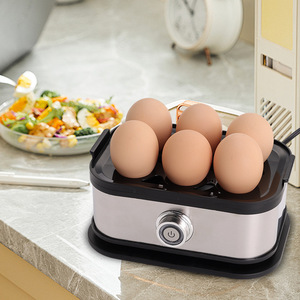 Stainless steel egg cooker, mini portable egg cooker, kitchen egg <b>steamer</b>, household breakfast machine, multi-functional egg - Product Image 3