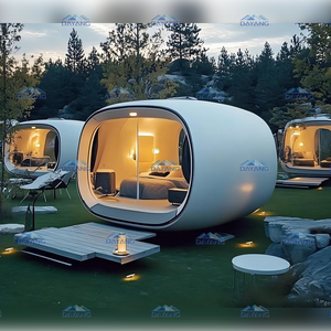 Dayang – Hôtel <span class=keywords><strong>capsule</strong></span> préfabriqué high-tech élégant, pods spatiaux durables, location de conteneurs de glamping, villa en aluminium - Product Image 2