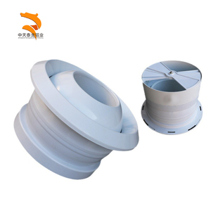 Hiện Đại Nhựa Có Thể Điều Chỉnh Trần Ống Khuếch Tán Cho Điều Hòa Không Khí Cho Hội Thảo Và Kho Vòi Phun Khuếch Tán - Product Image 1