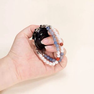<span class=keywords><strong>Bracelet</strong></span> perlé en alliage de zinc plaqué argent, pierre naturelle, bijoux bohèmes, cadeau unisexe - Product Image 6