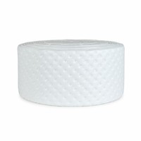 Rouleau de coton insonorisant blanc 16 mm - Certifié SGS - Absorbeur acoustique écologique - Barrière thermique ignifuge pour l'automobile - Fourniture B2B