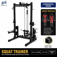 Machine Smith multifonctionnelle commerciale avec système de sécurité pour squats, développations au banc et croisement de câbles – Équipement d'entraînement pour salle de sport à domicile