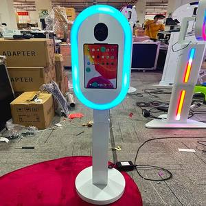 Fournitures de fête, photomaton iPad avec éclairage LED, photomaton instantané de table <span class=keywords><strong>Polaroid</strong></span>, location commerciale - Product Image 5