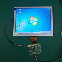 Écran LCD TFT 8 pouces 1024*768 Haute luminosité 1000 Nits Panneau LVDS 30 broches pour voitures Affichage PI Module LCD industriel LED blanc