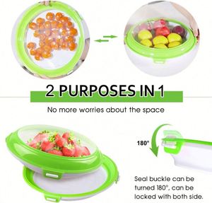 Bandeja Reutilizable con Logotipo Personalizado, Creativa, Libre de BPA, a Prueba de Fugas, Utensilios de Cocina, Bandeja de Almacenamiento para Congelador, Bandejas para Conservación de Frutas y Alimentos - Product Image 2