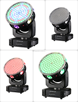 Éclairage de scène haute puissance 120W RGBW LED grande lumière principale mobile à pendule avec effet laser vert rouge pour les coureurs