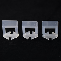 Système de nivellement de carreaux de céramique solide de 1.5mm pince dispositif de nivellement réutilisable Base plastique PP joint entretoise pour appartement facile