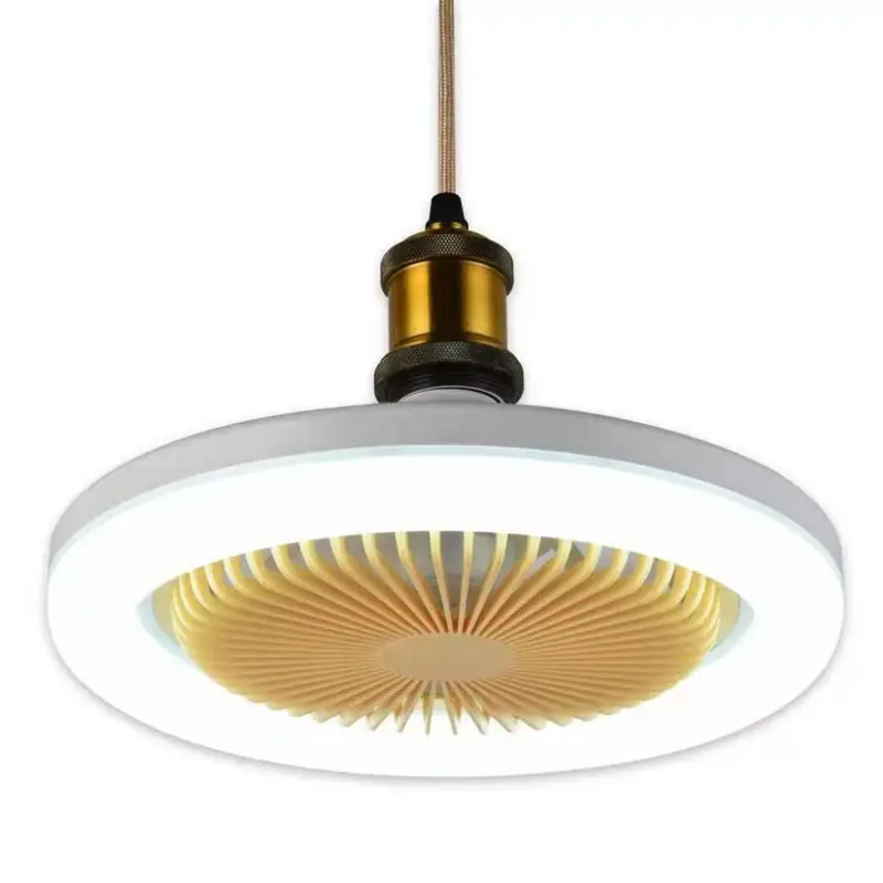 Светодиодная многофункциональная лампа HoneyFly с вентилятором, 86-265 в, 30 Вт, цоколь E27, холодный белый свет, НЛО, мини-потолочная лампа, охлаждающая лампа на заказ