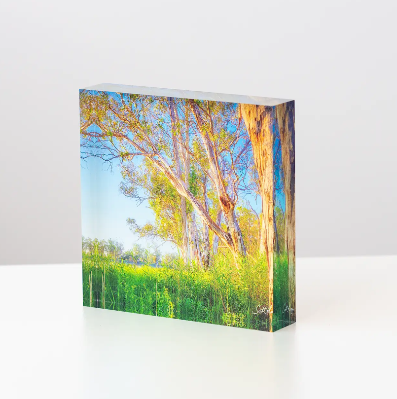 acrylic block with led