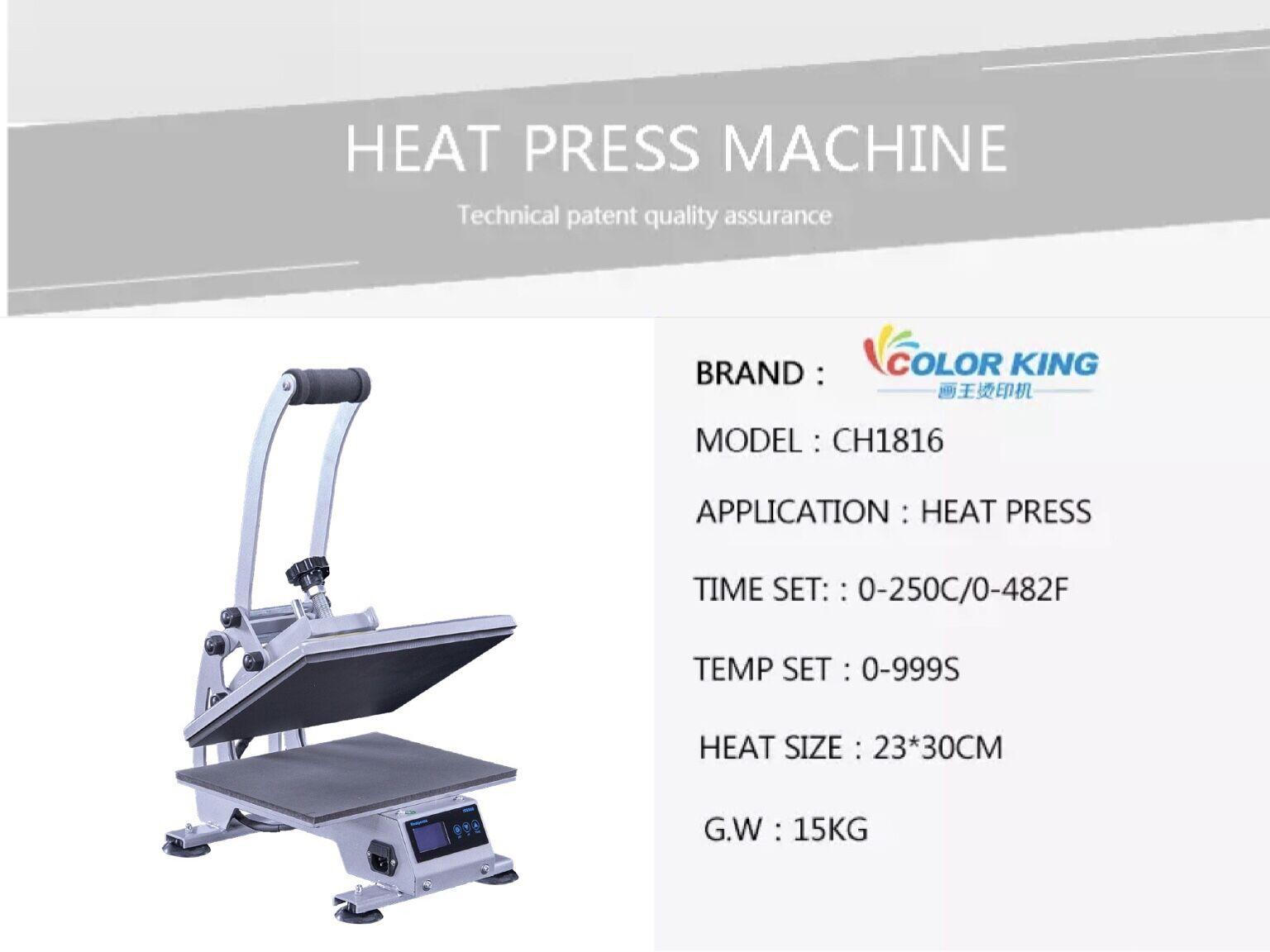 Sublimation heat press machine shirt tshirt heat printing Products from Colorking Heat Press