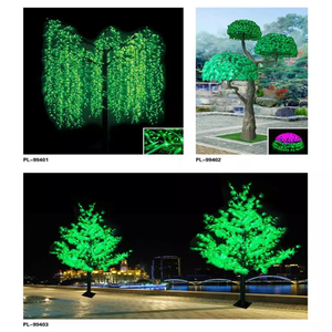 Lampe led d'extérieur en forme de cerisier avec fleurs, conforme à la norme IP65, luminaire décoratif de paysage, éclairage festive, idéal pour un jardin - Product Image 3