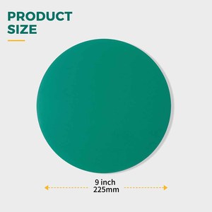 Disco de Lijado de Gancho y Bucle Verde de 9 Pulgadas, Sin Orificios, Papel de Lija Cerámico, Paquete de 10, Envío Gratuito en EE. UU., Envío Local en EE. UU. en 24 Horas - Product Image 4