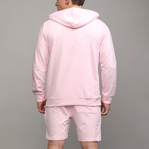 เสื้อฮู้ดดี้แบบสั่งทำ กางเกงขาสั้น และชุดเสื้อฮู้ดดี้กับกางเกงขาสั้นขายดีที่สุด ผลิตจากผ้าฝ้าย 100% ระบายอากาศได้ดี - Product Image 3