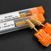 Foret à ongles électrique professionnel 3/32 en carbure de tungstène de haute qualité, à profil large et arrondi, pour ponçage grossier