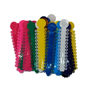 Elastik O-ring Odontologi untuk Kawat Gigi, Ikat Gigi Elastomerik Warna-warni, Tali Ortodontik Multiguna - Product Image 2