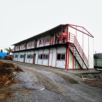 Plans de maisons préfabriquées en béton galvanisé à toit plat, petites maisons préfabriquées, 3 chambres, kit de fabrication de maisons K, Philippines
