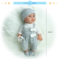 Dollri Starri Nouveauté Poupée Bébé en Vinyle de 12'' Ensemble de Poupées Bébé Personnalisées Jouets en Gros