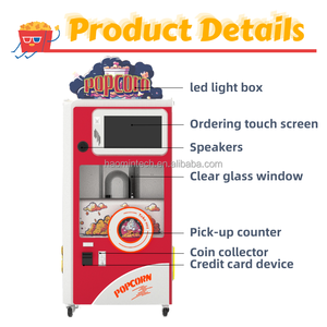Máquina expendedora automática profesional de palomitas de maíz calientes con caramelo, para comercio y películas, con sistema de aire caliente, precio competitivo. - Product Image 5
