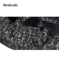 Usine chinoise Camouflage Couleur Gonflable Flotteur Tube De Pêche Ventre Bateau Pliable Kayak De Pêche avec Siège