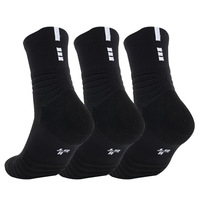 Chaussettes de basketball professionnelles en nylon tricoté pour hommes, sélectionnées avec soin, antidérapantes, pour le sport et le printemps